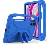 QJONSIU Etui Compatible avec Xiaomi Poco Pad M1, Antichoc Étui avec Poignée, Anti-Rayures Protecteur PC, Stand Feature-Bleu