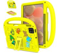 QJONSIU Etui Compatible avec Xiaomi Poco Pad X1, PC Anti-Rayures Protecteur, Stand Feature Antichoc Étui avec Poignée-Jaune