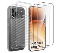 QJONSIU Film Protecteur Compatible avec Honor 600 Pro, 2 Pack Arrière Film en TPU Souple, 2 Pack Protecteur D'écran Dureté 9H, Anti rayures