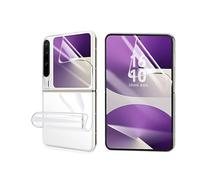 QJONSIU pour Huawei Pura X Film de Protection [Écran Avant+Intérieur], 2 pack Protection D'écran en TPU Souple, [Anti-rayures] Film Souple pour Huawei Pura X-Transparent