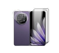 QJONSIU pour Oppo Find N5 Film Protecteur,[2 Pack] Protecteur D'écran, [2 Pack] HD Clair Verre Trempé Film pour Lens, [Anti-rayures] pour Oppo Find N5