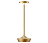 QJRGUY 2 Paires Lampes de Table Portables sans Chaîne à Batterie, Supporte la Lumière en Continu, Base Réglable, Divers Style d'Intérieur (Blanc2)