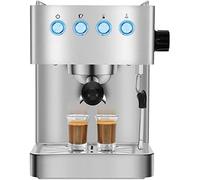 QJRGUY Cafetière Haute Performance, buse Vapeur, Machine café à 15 Bar avec de Lait moussante, pour Expresso, Cappuccino, Acier Inoxydable,