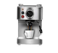 QJRGUY Coffee Fabricant Semi-Automatique, Intelligente Italienne, la Maison, moussage Lait, Machine à café de pompage, 320 mm, Argent, Rouge, optiona