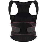 QJRGUY Corrector Men and Women Honeycomb Breathable Fabric Fits The Human Body Three-Dimensional Soft Skin Green Health (Black) (Size : XL) Tools