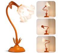 QJRGUY Lampar Table Lamp avec Dessein Rétro Floral Multicolore, Décoration Aesthetic pour la Maison