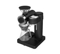 QJRGUY Machine café pour Le Chauffage Rapide à broyeur intégré 50 étape Grind Mode Fonction décès de Barista