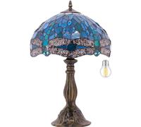 QJRGUY Table Lamp Dragonfly Style, Bronze Finish - Confortable Lumière pour Chambre Bureau