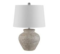 QJRGUY Tableau de Lecture Rustique avec Lampe à Câble Gris Antique, Matériaux de Construction Ceramiques, Lumière Inclus, Meilleur Choix pour Salle à Manger Bureau