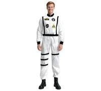 QJWBZ DéGuisement Astronaute Costume Pour Homme: DéGuisement Cosplay Costume De FêTe D'Halloween Pour Adultes Cosmonaute Combinaison Spatiale Pour Carnaval Halloween Cosplay (L)