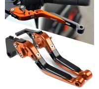 QJY-Motor Part-Store Moto Leviers d'embrayage de Frein CNC Ajustable pour Duke 125 2011-2020 Duke 200 2012-2020 Duke 250 2013-2020 Duke 390 2013-2020-OBOB