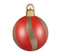 Qkbuza Ballons Gonflables de Noël - Décoration de Fêtes 60 cm - Décorations de Noël Accrochables - pour Pelouse Jardin Entrée Sol Salon Chambre Bureau Cour Porche Centre Commercial