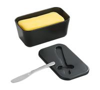 Qkbuza Beurrier - Beurrier avec Couvercle et Coupe-Beurre pour Comptoir | Boîte de Stockage Lavable au Lave-Vaisselle Petit Déjeuner Cuisine Maison Restaurant Étagère de Frigo