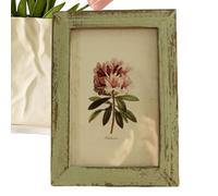 Qkbuza Cadre photo décoratif en bois - Aspect vieilli - 7,6 x 12,7 cm - Balançoire photo - Pour décoration de table et murale dans le salon, la chambre à coucher