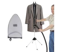 Qkbuza Cintre Pour Vêtements À La Vapeur, Support De Défroisseur Pliant Télescopique Portatif, Support Pour Défroisseur À Vapeur, Vapeur Pliant Cintre Vapeur En Tissu Sur Pied