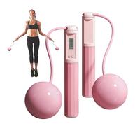 Qkbuza Corde à sauter sans fil | Entraîneur de fitness sans fil, corde à sauter d'extérieur avec compteur | pour la maison, la gym, le fitness, l'exercice pour femmes, hommes,