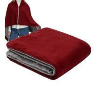 Qkbuza Couverture Chauffante USB Électrique Couverture Chauffante Sans Fil Portable 3 Niveaux De Chaleur Chauffage Rapide Poncho Pour Canapé, Bureau, Camping, Voiture