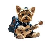Qkbuza Désodorisant pour voiture - Diffuseur plat en acrylique - Diffuseur de parfum décoratif pour chien - Pour les jours, conduite, vacances, nuit, été, voiture, maison, camionnette