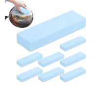 Qkbuza Dispariteur de Rayures pour INOX - Gomme Détartrante Réutilisable en Caoutchouc | 8 Pièces Gomme À Calcaire Réutilisable pour Bouilloire Casserole Four Cuisinière Réfrigérateur Appareils