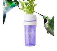 Qkbuza Distributeur De Légumes pour Perroquets | Support Alimentaire À Réservoir d'eau pour Oiseaux | Maintient La Fraîcheur des Verdure, Récipient Alimentaire pour Perruches Inséparables