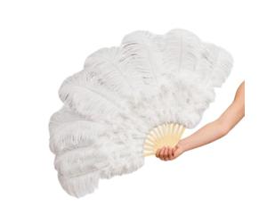 Qkbuza Éventails pour danse en ligne - Accessoires pliables - Grands éventails de danse pour la ligne - Pour festival, théâtre, scène, mariage, fête, photographie, burlesque, église, danse du ventre