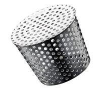 Qkbuza Grille De Protection pour Gouttière en Acier Inoxydable Crapaudine De Gouttière Siphon De Sol Exterieur Rond pour Éviter Le Blocage des Feuilles Outils De Maison pour Balcon Toit Terrasse