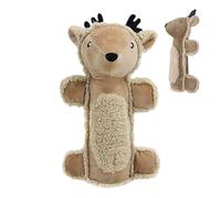 Qkbuza Jouet couineur pour chien - En peluche mignonne - Avec couineur - Jouet à mâcher souple avec couineur - Pour les chiens de petite, moyenne et grande race, pour le soin dentaire et l'interaction