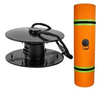 Qkbuza Kit d'attache de tapis d'eau flottant, corde de fixation sécurisée, accessoires de fixation pour les amateurs de bord de lac, plage, piscine, relaxation, natation récréative