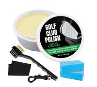 Qkbuza Kit De Polissage pour Club De Golf, Kit De Nettoyage De Club De Golf, Polish pour Clubs De Golf, Pâte À Polir pour Clubs De Golf, Pâte De Maintenance du Club, Dissolvant De Rayures sans Odeur