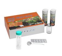 Qkbuza Kit de Test de Sol pour Jardin - Testeur de nutriments du Sol 4 en 1 | Analyseur de nutriments, Outil de Jardinage pour Fleurs et légumes pour en Pot, vignes, paysages ornementaux
