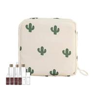 Qkbuza Lot de 5 sacs menstruels pour adolescentes - Sac de rangement pour serviettes hygiéniques avec fermeture éclair - 12 x 12 cm - Portable - Joli porte-tampon pour l'école, les voyages, le bureau