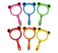 Qkbuza Loupe pour, Loupe Jouet pour, Prise Ergonomique Portable Incassable 6 Pièces pour Exploration de la Nature Terrarium Détective Extérieur et Classe Scientifique