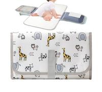 Qkbuza Matelas À Langer Bébé | Matelas de Voyage Portable pour Nouveau-né et Enfant - Accessoire De Poussette Pliable Pour Maison Voyage Crèche Maman Papa
