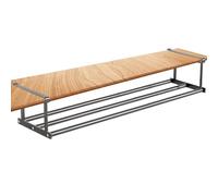 Qkbuza Organisateur de chaussures pour penderie, étagère de rangement de chaussures extensible, réglable, pour derrière la porte dans les appartements et