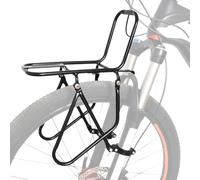 Qkbuza Porte-Bagages pour vélo de Montagne, Porte-Bagages de Route, Support de Sac de Protection pour Fourche de 33 à 42 mm de diamètre
