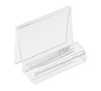 Qkbuza Porte-pinces à bijoux, transparent, porte-outils moderne pour pinces et fournitures de bricolage, avec support pour établi et rangement d'atelier