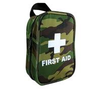 Qkbuza Sac à dos de survie, sac de rangement camouflage pour médicaments, sac de rangement étanche pour camping, voyage, maison, extérieur, voyage