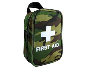 Qkbuza Sac à dos de survie, sac de rangement camouflage pour médicaments, sac de rangement étanche pour camping, voyage, maison, extérieur, voyage