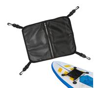 Qkbuza Sac de Paddleboard pour Paddle,Grande capacité de Rangement avec 4 Crochets | Sac Mesh de Pont pour Planche à pagaie | Pêche, Expédition, Recherche Marine, Surf, Pinces à Cheveux, Téléphone,