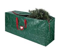 Qkbuza Sac De Rangement Sapin De Noël,Contenants de Stockage avec Fermeture Éclair pour Décorations de Noël | Organisateur de Stockage de Fêtes pour Garage Ferme Cave Rangement Post-Fêtes Salon