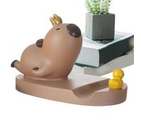 Qkbuza Support Téléphone Animal Cartoon, Porte-Téléphone Figurine d'action Animal de Dessin Animé, Design Bureau Main Libre Déco Maison Bureau Voiture