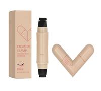 Qkbuza Tampon Eyeliner À Double Tête Crayon Tampon Eyeliner Waterproof Crayons Gel Pour Yeux Stylo Tampons Eyeliners Ailé Longue Durée,Résistant Aux Bavures Et À L'eau,Pochoir Pliable Pour Les Yeux