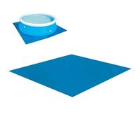 Qkbuza Tapis De Sol pour Piscine, Tapis De Piscine Bleu Pliable Imperméable, Résistant Aux UV Et Indéchirable, pour Protéger Le Sol De Votre Piscine
