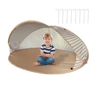 Qkbuza Tente de plage portable en polyester - 180 x 125 x 85 cm - Avec protection UV - Montage facile - Extra léger - Petite taille une fois pliée - Pour jardin, famille, camping