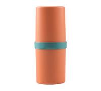 Qkbuza Voyage du Support de Brosse à Dents, étui de Voyage à la Brosse à Dents,Conteneur de Brosse de Dentifrice Portable - Étui à Brosse à Dents Multiples imperméable avec Compartiment pour Le