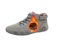 QKCQQTS Baskets orthopédiques Vogany pour Hommes et Femmes, Chaussures de Marche imperméables Chaudes en Velours pour l'hiver, Grande Taille (Gray,43)