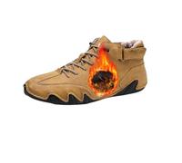 QKCQQTS Baskets orthopédiques Vogany pour Hommes et Femmes, Chaussures de Marche imperméables Chaudes en Velours pour l'hiver, Grande Taille (Brown,39)
