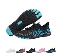 QKCQQTS Chaussures Grounded pour Femmes et Hommes, Chaussures de neuropathie Grounded, Chaussures de Course sur Sentier imperméables et antidérapantes (Blue,10 Women/8 Men)