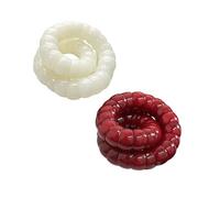 QKCQQTS Lot de 2 bracelets de perles Bodhi pour soulager l'anxiété et le stress pour homme et femme, Eine Grösse, Bois, Pas de gemme