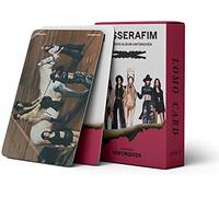 QKDEYTWTR 55 Pièces Le Sserafim Unforgiven Nouvelles Cartes D'Album Le Sserafim Cartes Postales Fans Kle Sserafim Photocards/B
